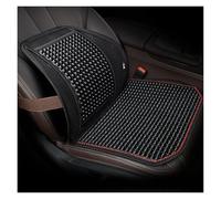 Funda Asiento Coche Cojín Asiento Coche Cuentas Madera Verano Cojín Fresco Transpirable Una Sola Pieza Silla Cojín Asiento Cuentas Cojín Un Solo Trasero Conjunto Fundas Asientos Coche(Black 1 Pcs7)