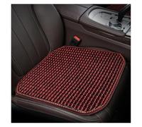 Funda Asiento Coche Cojín Asiento Coche Cuentas Madera Verano Cojín Fresco Transpirable Una Sola Pieza Silla Cojín Asiento Cuentas Cojín Un Solo Trasero Conjunto Fundas Asientos Coche(Red 1 Pcs6)