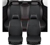 Funda Asiento Coche Cojín Para Asiento De Coche De Cuero Pu, Accesorios Interiores Para Toyota Para Auris Para Avensis Para Crown Para 4Runner(Black 5 Seats)