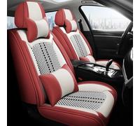 Funda Asiento Coche Cubierta Asiento Coche Para Serie 5 F10 F11 G30 G31 E39 E60 E61 F07 F18 G38 Accesorios Interiores Funda Coche Asiento(White Red,Luxury)
