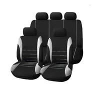 Funda Asiento Coche Cubre Protector Interior Para Chevy Para Lacetti Para Malibu Para Niva Para Vela Para Chispa Para Girar Protector Funda Asiento Coche(9pcs-Grey)