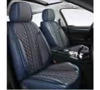 Funda Asiento Coche Cuero para Ford Focus Sedan 2012-2013 2014 Classic, 5 Plazas Cuero Asiento Delanteras Traseras, Impermeable Transpirable Compatible Airbag Lateral,Blue