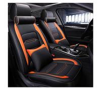 Funda Asiento Coche Funda Asiento Coche Cuero Para Bentley Todos Los Modelos Para Mulsanne Para GT Accesorios Para Automóviles Con Estilo(Orange pillow)