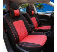 Funda Asiento Coche Funda Asiento Coche Personalizada Lino Para X3 F25 2012-2016 Juego Completo Repuesto Accesorios Interiores Funda Coche Asiento(Negro rojo)