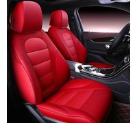 Funda Asiento Coche Funda Cuero Asiento Coche Accesorios Para Accord Para FIT Para CITY Para XR-V Para Odyssey Para Element Para Pilot Funda Coche Asiento(Rojo,Standard)