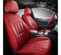 Funda Asiento Coche Funda Cuero Asiento Coche Para Mitsubishi Para Lancer X Para Outlander 3 XL Para Pajero Sport 4 Para Space Star L200 Para Eclipse Para Cross(Rojo,One Size)