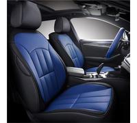 Funda Asiento Coche Funda Cuero Asiento Coche Para Mitsubishi Para Lancer X Para Outlander 3 XL Para Pajero Sport 4 Para Space Star L200 Para Eclipse Para Cross(Azul negro,One Size)