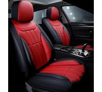 Funda Asiento Coche Funda Cuero PU Asiento Coche Protectores Para Mercedes Para Benz E GLA GLE GL CLA GLK ML CLS SR CLK Accesorios Funda Coche Asiento(Negro rojo,Standard)
