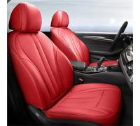 Funda Asiento Coche Funda Cuero Vaca Personalizada Asiento Coche Accesorios Para Acura Para CDX Para ILX Para RDX RL TL Para LDX TLX-L(Rojo,One Size)