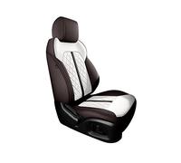 Funda Asiento Coche Funda De Asiento Coche Para MINI Para Cooper Para R50 2004-2006 Accesorios Interiores Conjunto Completo De Automóviles Cuero Personalizado(Brown white)
