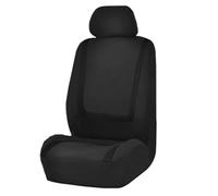 Funda Asiento Coche Funda De Cojín De Asiento De Tela Para Nissan Para Altima Para Leaf Para Bluebird Para Rogue Para Navara Para NP300(2Pcs-Black)