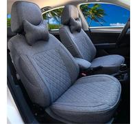 Funda Asiento Coche Funda Lino Personalizada Asiento Coche Juego Completo Repuesto Accesorios Interior Para Dodge Para Caliber 2006-2015 Funda de Asiento(Blue Gray)