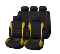 Funda Asiento Coche Funda Protectora Asiento Coche Lujo Cojín Universal Para Coche Para Nissan Para Almera Para Classic Para G15 Para N16 Para Bluebird(Amarillo)