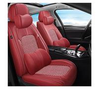 Funda Asiento Coche Fundas Asiento Coche Funda Completa Interior Universal Asiento Coche 5/7 Funda Sillas Deportivas Cuatro Estaciones Cojín Protertor(Rojo)