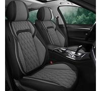 Funda Asiento Coche Fundas Asiento Coche Para Suzuki Para Swift Para Samurai Para Grand Para Alto SX4 Para Vitara Para Liana Accesorios Interior Fundas Asientos Coche(Black Grey Front)