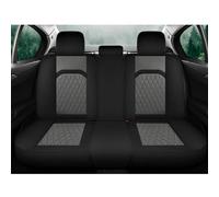 Funda Asiento Coche Fundas Asiento Coche Para Suzuki Para Swift Para Samurai Para Grand Para Alto SX4 Para Vitara Para Liana Accesorios Interior Fundas Asientos Coche(Black Grey Rear)