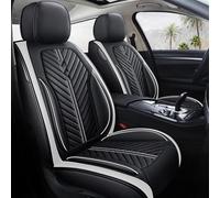 Funda Asiento Coche Fundas Asiento Para Toyota Para Yaris Para Corolla Para Levin Para Sienta Para Levin Para Venza Para Allion Para Supra Para Prius Para Reiz(Black White,One Size)
