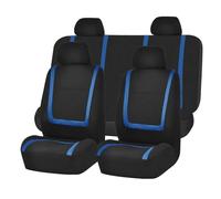 Funda Asiento Coche Fundas Asientos Coche Para Nissan Para Pathfinder Para Terrano Para Terramax Para Quest Para Rogue Para X-Trail Para Sentra Para Titan Funda de Asiento(5seat-black blue)