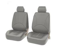 Funda Asiento Coche Fundas Cuero Sintético Asientos Coche 2/5 Plazas Para Odyssey Para Pilot Para Vezel Para Stream Para Shuttle URV Para Inspire XRV Interior Decoracion(2Seats-Grey)