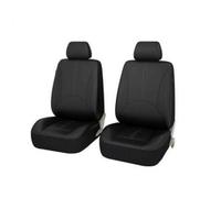 Funda Asiento Coche Fundas Cuero Sintético Asientos Coche 2/5 Plazas Para Odyssey Para Pilot Para Vezel Para Stream Para Shuttle URV Para Inspire XRV Interior Decoracion(2Seats-Black)