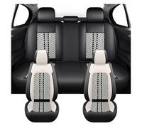 Funda Asiento Coche Fundas De Asiento Coche Universales, Duraderas Lujo Para Fiat Para Grande Para Punto Para Toro Para Freemont Para Bravo Para 500X(BLANCO,Standard)