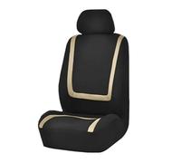 Funda Asiento Coche Fundas De Tela Para Asientos Coche Para Nissan Para Altima Para Dualis Para Juke Para Frontier Para Fuga Para Leaf Para Bluebird(2Pcs-Beige)