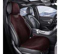 Funda Asiento Coche Invierno Felpa Universal Diseño Semicerrado | Cubre Asientos Universal de Terciopelo Cálido, Barra Transversal Ajustable, para Mayoría de los Vehículos