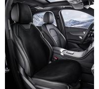 Funda Asiento Coche Invierno Felpa Universal Diseño Semicerrado | Cubre Asientos Universal de Terciopelo Cálido, Barra Transversal Ajustable, para Mayoría de los Vehículos