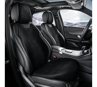 Funda Asiento Coche Invierno Felpa Universal Diseño Semicerrado | Cubre Asientos Universal de Terciopelo Cálido, Barra Transversal Ajustable, para Mayoría de los Vehículos