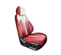 Funda Asiento Coche Juego Completo Fundas Cuero Asientos Coche Accesorios Interiores Personalizados Impermeables Para E60 2006-2010 Funda Coche Asiento(Red White,Standard)