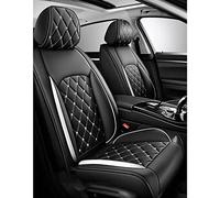 Funda Asiento Coche para Dodge Ram 4. Generation 2011-2018, 5 Plazas Fundas de Asiento de Coche Universales(White)