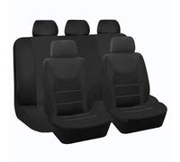 Funda Asiento Coche para Ford Escort '91/Escort 93/Escort 95/Orion '91 1990-1998 1999 2000, Tela Delanteros y Traseros Juegos de Cubreasientos Protección Protectores,Black