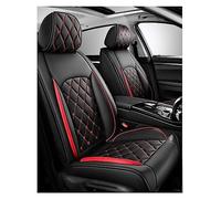 Funda Asiento Coche para Land Rover Discovery Sport 2015-2020, Fundas Asientos Coche Universales, Juego Completo de Fundas de Cuero Impermeables, Funda De Asiento De Coche-5 Piel Plazas(C(Red))