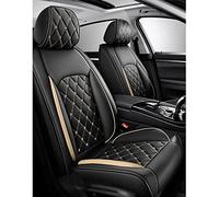 Funda Asiento Coche para VW T ROC SUV/R Line (A11) 2017-2025, 5 Plazas Fundas de Asiento de Coche Universales(Gold)