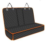Funda Asiento Coche Perro para Hyundai Tucson/Tucson N Line/Tucson PHEV/Santa Fe 2023-, Alfombrilla Antiarñazos Oxford Protector Asiento Trasero Coche Manta Perros,B Black Orange