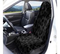 Funda asiento coche tipo toalla para la conducción en verano Ajuste universal Protector de asiento coche felpa con estampado leopardo lavable ideal para el gimnasio correr nadar e ir a la playa
