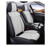 Funda Asiento Coche Universales para Kia Venga Crossover YN Seven YN Venga YN, Cuero PU,Transpirable Impermeable, 5 Plazas，Inodoro(Black-Beige)