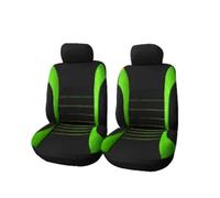 Funda Asiento Coches para KIA para Rio para Niro K3 K5 para Soul para Ceed para Cerato para Forte para Sportage Cubierta Asiento Coche Protección Asiento Tela Fundas Asientos Coche(2seat-Green)