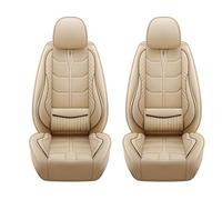 Funda Asientos Coche Delantero para Chevrolet Corvette, Cuero Juegos de Cubreasientos Impermeables Antideslizante Protector Accesorios,D Beige