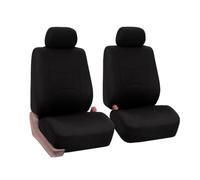 Funda Asientos Coche Delantero para Ford Focus 2011 2012 2013 2014 2015 2016 2017 2018, Juegos De Cubreasientos Antideslizante Coche de Delanteros Asientos Cómodo Accesorios,A/Black