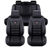 Funda Asientos Coche para Ford Mustang Mach-E 2021-2024,Juego Completo de Fundas para Asientos de Cuero Sintético Impermeable y Protector Deportivo Accesorios,A