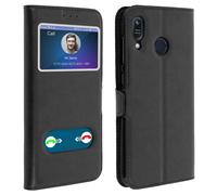 Funda Asus Zenfone Max M1 ZB555KL Caso Doble Ventana Carcasa Silicona - Negro
