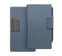 Funda Ayotu para Remarkable Paper Pro Move, Cubierta Tejido imitación Fina, portalápices Plegable, activ./desact. automática, Forro Microfibra, diseño Libretto, imán Potente (Azul Polvoriento)