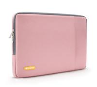 Funda Bagasin para Portátil 13-13,3 Pulgadas, Compatible con MacBook Air/Pro y MacBook Pro 14 (M3 M2 M1 Pro MAX, 2024-2021), Estuche Vertical de Poliéster - Rosa