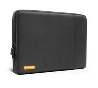 Funda Bagasin para Portátil 13 Pulgadas, Compatible con MacBook Air M4 M3 M2 M1 2025-2018 / Pro M2 M1 2025-2016, Estuche Vertical de Poliéster con Bolsillo - Negro