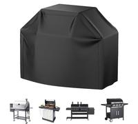 Funda Barbacoa para Oklahoma Joe's Canyon Deluxe Combo 2019-2026, Exterior Impermeable 210D Oxford Cubierta Universal para Parrilla, Anti-Viento con Cordón Ajustable