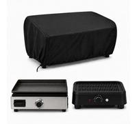 Funda Barbacoa para Severin | PG 8556 | 9 × 42 × 33 cm, Funda para Barbacoa Eléctrica y Barbacoa de Mesa, Cubierta para Barbacoa Pequeña con Cordón Ajustable, Negro
