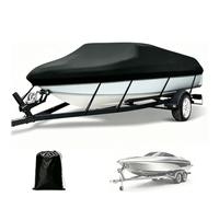Funda Barco Remolcable para Yamaha Boats AR240 2018 2019 2020 | De tejido Oxford, ayuda a reducir lluvia y polvo durante remolque, amarre y almacenamiento exterior