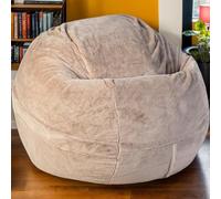 Funda Bean Bag Solo Terciopelo Grande para Adultos Silla Beanbag Gaming Sofá Adolescentes Sala De Estar Oficina Patio Relax,J,105cm*65cm