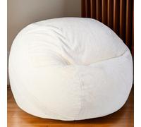 Funda Bean Bag Solo Terciopelo Grande para Adultos Silla Beanbag Gaming Sofá Adolescentes Sala De Estar Oficina Patio Relax,F,120 * 65cm